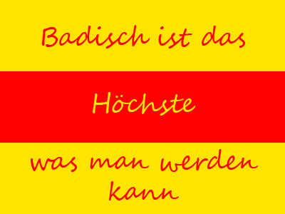 badisch ist das hoechste